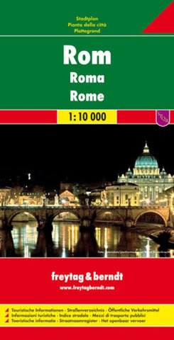 Buy map Rome, Italy by Freytag-Berndt und Artaria