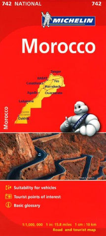 Buy map Morocco (742) by Michelin Maps and Guides