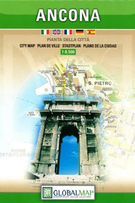 Buy map Ancona, Italy by Litografia Artistica Cartografica