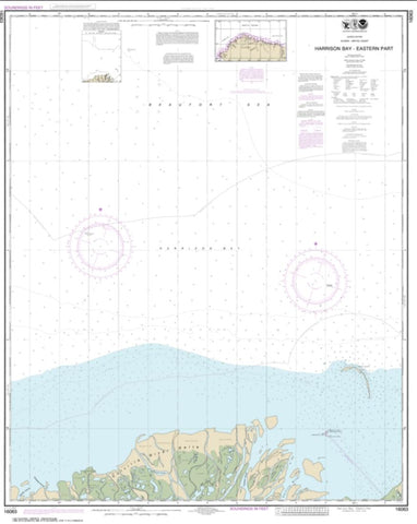 Buy map Harrison Bay-eastern part (16063-8) by NOAA