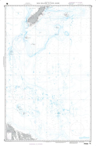 Buy map New Zealand To Cape Adare (NGA-624-3) by National Geospatial-Intelligence Agency