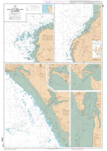 Buy map Abords de Carteret et Portbail by SHOM