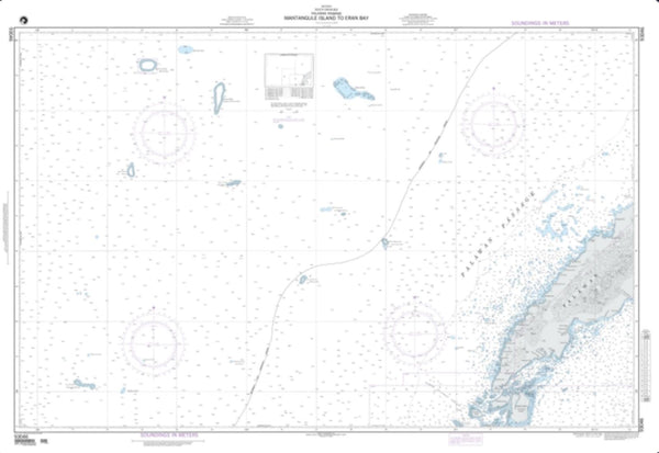 Buy map Mantangule Island To Eran Bay (NGA-93046-1) by National Geospatial-Intelligence Agency