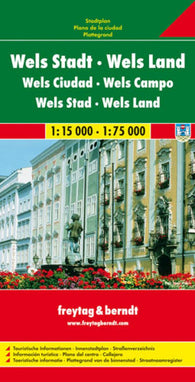 Buy map Wels, Austria by Freytag-Berndt und Artaria