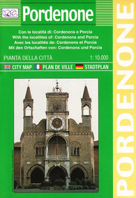 Buy map Pordenone, Italy by Litografia Artistica Cartografica