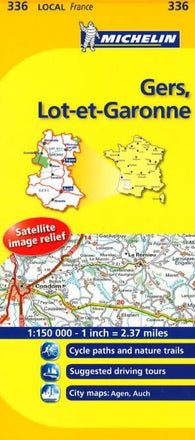 Buy map Gers, Lot Et Garonne (336) by Michelin Maps and Guides