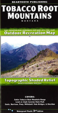 Buy map Tobacco Root Mountains, Montana by Beartooth Publishing