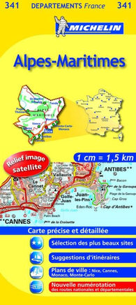 Buy map Alpes-Maritimes Road Map