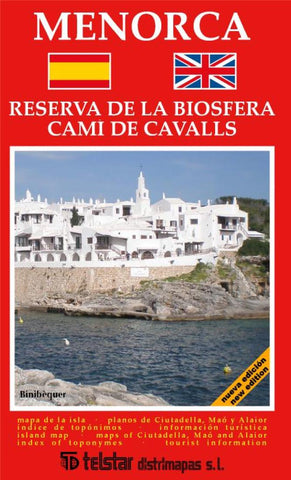 Buy map Menorca, Castilian, English, Spain by Distrimapas Telstar, S.L.