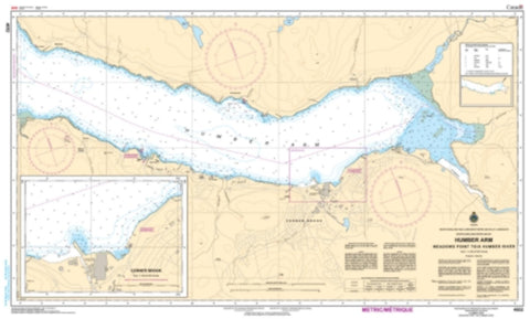 Buy map Humber Arm Meadows Point to/a Humber River by Canadian Hydrographic Service