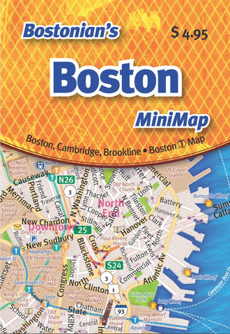 Buy map Bostonians Boston Mini-Map by Opus Publishing
