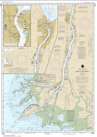Buy map St. Clair River; Head of St. Clair River (14852-46) by NOAA