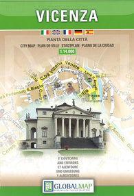 Buy map Vicenza, Italy by Litografia Artistica Cartografica