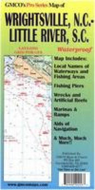 Buy map Wrightsville, NC to Little River, SC Chart & Fishing Map