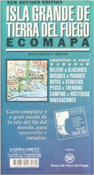 Buy map Tierra del Fuego Ecomapa by Zagier y Urruty
