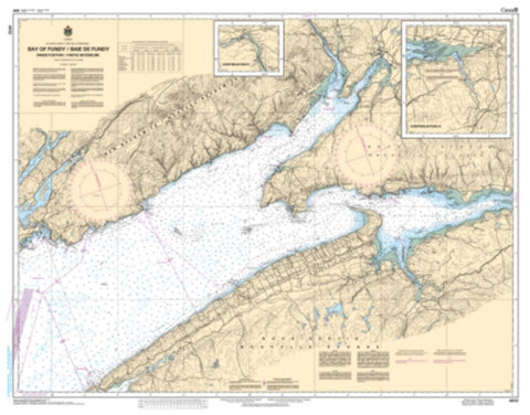 Buy map Bay of Fundy/Baie de Fundy (Inner Portion) by Canadian Hydrographic Service