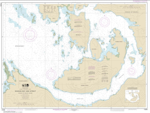 Buy map Shakan Bay And Strait, Alaska (17379-2) by NOAA