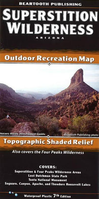 Buy map Superstition Wilderness, Arizona by Beartooth Publishing