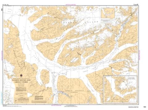 Buy map Nansen Sound and Greely Fiord by Canadian Hydrographic Service