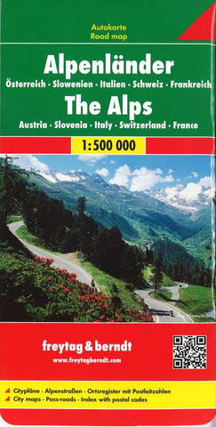 Buy map Alpine Countries by Freytag-Berndt und Artaria