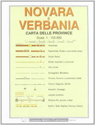 Buy map Novara e Verbania : carta delle province : scala 1 : 150.000