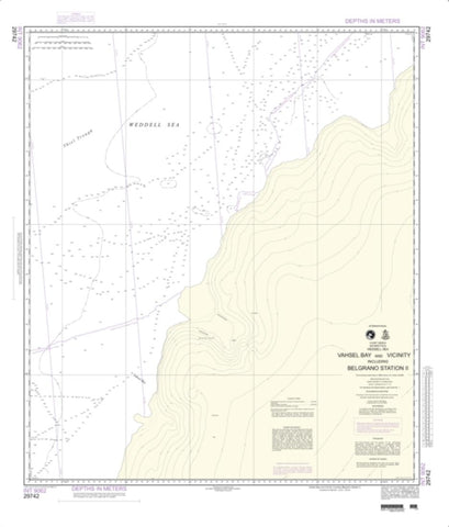 Buy map Vashel Bay And Vicinity Inlcuding Belgrano Station Ii (NGA-29742-1) by National Geospatial-Intelligence Agency