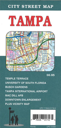 Buy map Tampa / St Petersburg, Florida Regional Map