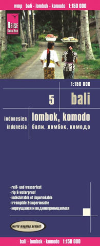 Buy map Bali, Lombok and Komodo, Indonesia (Map 5) by Reise Know-How Verlag