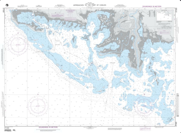 Buy map Approaches To The Port Of Casilda (NGA-27183-8) by National Geospatial-Intelligence Agency