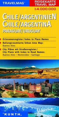 Buy map Chile, Argentina, Paraguay, and Uruguay by Kunth Verlag