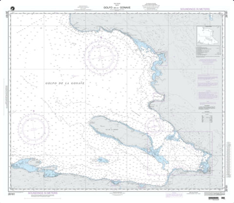 Buy map Golfe De La Gonave (NGA-26181-20) by National Geospatial-Intelligence Agency
