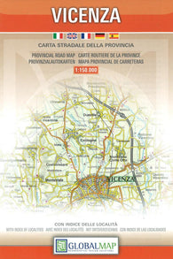 Buy map Vicenza : carta stradale della provincia