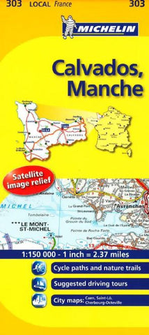 Buy map Calvados, Manche (303) by Michelin Maps and Guides