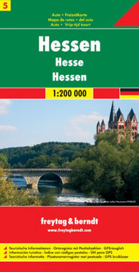 Buy map Germany, Hesse by Freytag-Berndt und Artaria