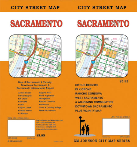 Buy map Sacramento : city street map