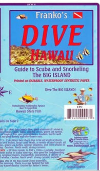 Buy map Hawaii Map, Big Island Dive, laminated, 2011 by Frankos Maps Ltd.