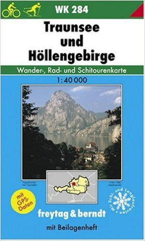 Buy map Traunsee-Hoellengebirge, WK 284 by Freytag-Berndt und Artaria