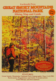 Buy map Great Smoky Mountains National Park, Tennessee and North Carolina, waterproof by Earthwalk Press