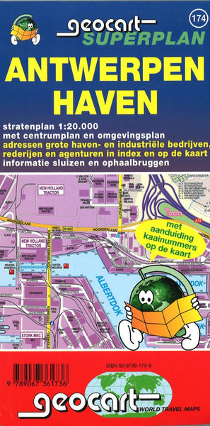 Buy map Antwerpen Haven = Anvers Zone Portuaire