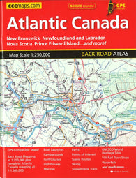 Buy map Atlantic Canada Back Road Atlas by Canadian Cartographics Corporation