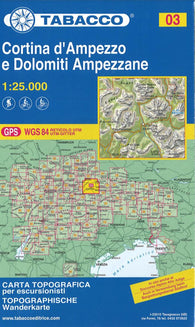 Buy map Cortina dAmpezzo e Dolomiti Ampezzane