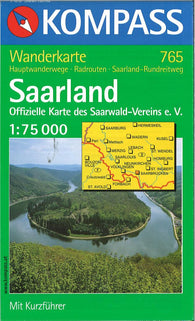 Buy map Saarland Hiking Map
