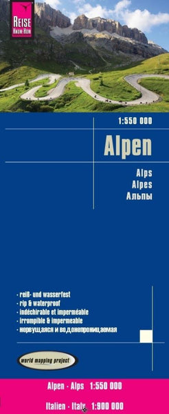 Buy map Alps by Reise Know-How Verlag