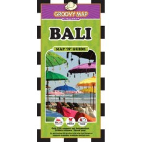 Buy map Bali, Indonesia, Map n Guide by Groovy Map Co.