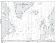 Buy map North Atlantic Ocean - Southeastern Sheet (NGA-121-5) by National Geospatial-Intelligence Agency