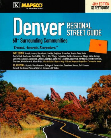 Buy map Denver, Colorado, Regional Atlas by Kappa Map Group