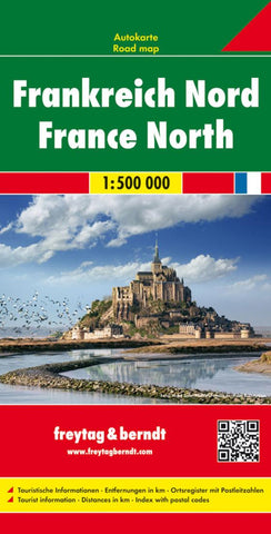 Buy map France North, Road Map by Freytag-Berndt und Artaria