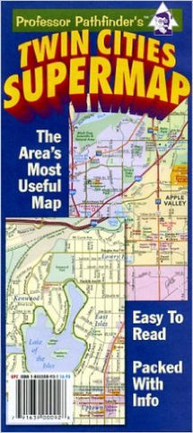 Buy map Twin Cities, Minnesota Supermap by Hedberg Maps