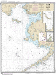 Buy map Bering Sea-eastern part; St. Matthew Island, Bering Sea; Cape Etolin, Achorage, Nunivak Island (16006-35) by NOAA