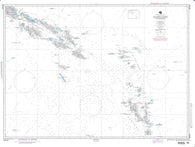 Buy map Solomon Islands To Vanuatu (New Hebrides) (NGA-82020-7) by National Geospatial-Intelligence Agency